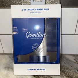 Goodline Stainless Steel Beard Trimming Guide 2 in 1 Goodline