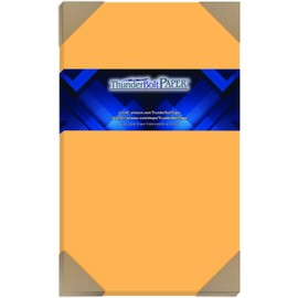 25 Bright Gold 65lb Cover|Card Paper - 8.5 X 14 Inches Legal & Menu Size - 65 lb/Pound Light Weight Cardstock - Quality Printable Smooth Surface for Bright Colorful Results