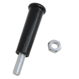 yukata M10 Black Rotary Handles Crank Handle Lathe Hand Handles Threaded Handle with nut for Printing, Woodworking, Machinery, Packaging Equipment, Hardware Tools 2pcs (M10*80)