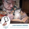 Folding Handheld Magnifying Glass with Light 5 LEDs 3X Large
