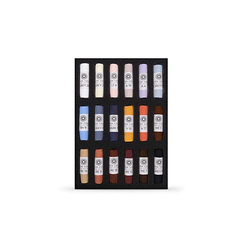 Unison Colour : Soft Pastel : Set of 18 Emma