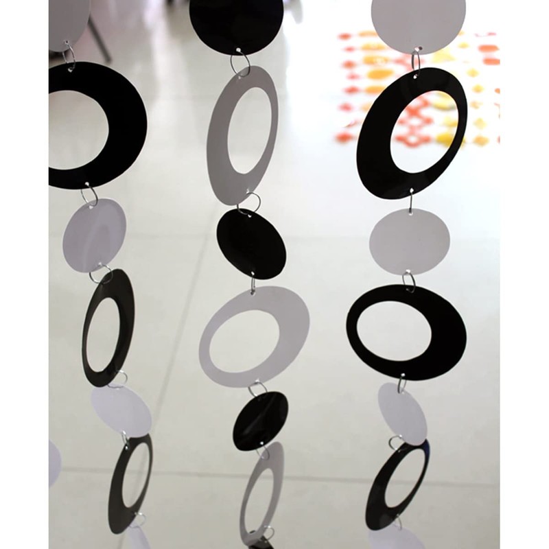 QueenBox® 63in 8pcs Round Sequin Beaded Curtain, Bling Door String