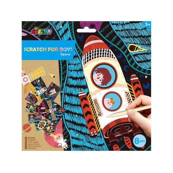 Avenirkids Scratch Space, 8pcs