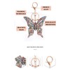 WANLIAN Butterfly Rhinestone Keychain Sparkling Alloy Multi-color, multicoloured