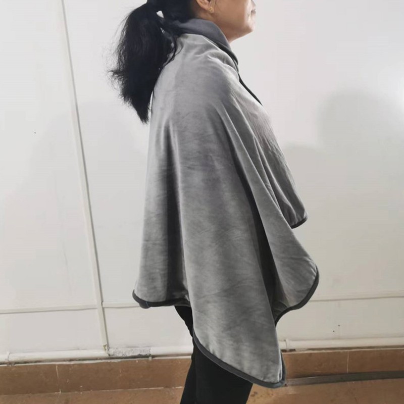 USB Heated Shawl 3 Temperature Adjustable Soft Comfortable Electric Heated