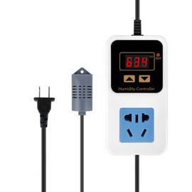 Humidifier Accessories Digital Humidity Controller for Grow Tent with Humidity Sensor, Easy-to-Use Humidifier Controller, Optimal Humidity Control for Mushroom, Greenhouse, and Reptile Environments!