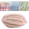 Hilo Grueso, Hilo Tubular Gigante Para Tejer Con Beige