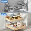 ROOMTEC Pull Out Cabinet Organizer 22-1/2" W x 21" D,