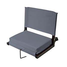 American Furniture Classics Stadium Chairs for Bleachers with Back Support by Outdoor Leisure Products, Large Ultra-Padded Seat for Complete Comfort, Easy Carry Handle with Adjustable Shoulder Strap