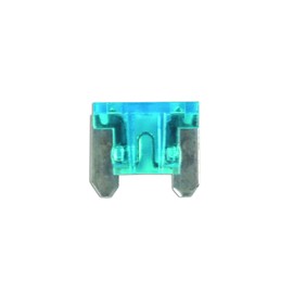 Connect 30441 Low Profile Mini Blade Fuse 15A Blue 25pc