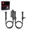 MOTO1988 2set of Ignition Coil & Spark Plug Cap For