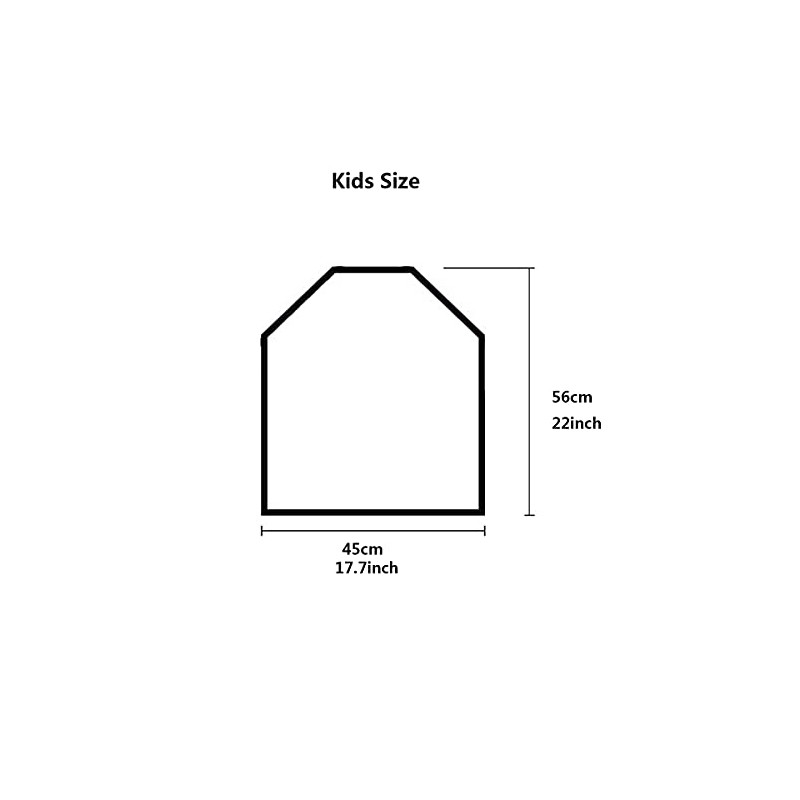 Linen Children's Cooking Apron Cute Elephants, Owl