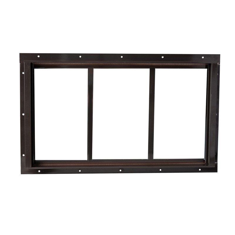 Shed Window 10x23 Transom - Fixed Design with Tempered Glass
