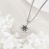 KQF Star of David Necklace for Men Sterling Silver Star