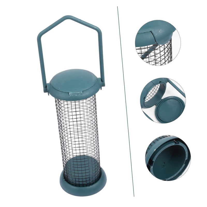1pc Outdoor Bird Feeder Metal Bird Feeder Rainproof Bird Feeder