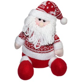 AES Happy Holiday Merry Christmas Santa Claus Doll Beanie Knitted Home Decor