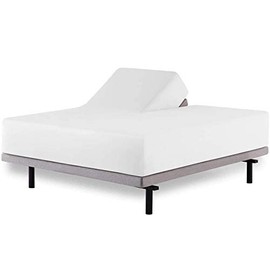Flex-Top-Split-Head-Mattress-Protector for Adjustable or Half Split Beds - 100% Waterproof Terry Cotton, 20-Inch Deep Pocket, Dust Proof - 32 Inch Split from The Top (King-32 Split, White)