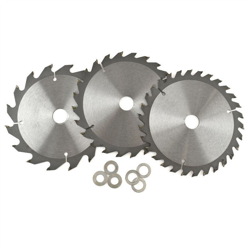 AB Tools 3pc 150mm TCT Circular Saw Blades 16/24/30 TPI