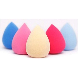 KHODAL IMPEX Water Drop Style Beauty Makeup Blending Sponge Cosmetic Powder Puff (Multicolour) pack of 5