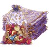 FAVORTALK Purple Organza Bags, Moon Stars Organza Bags Jewelry Candy