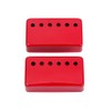 Alnicov Set of 2 Humbucker Guitar Pickup Covers Brass Pickup