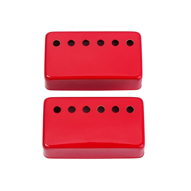 Alnicov Set of 2 Humbucker Guitar Pickup Covers Brass Pickup