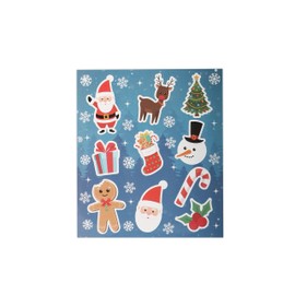 Christmas Stickers, 10 Sheets of 10 Xmas Display, Party for Cards Play DIY House Shop Decorations