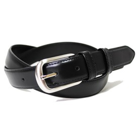 Mark Belt Store Long Size Elastic Belt, Super Easy, Genuine Leather, Black