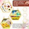 Marsui 3 Set Double Glass Frame Collage For Pressed Flowers