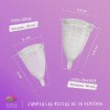 2 Copa Menstrual Angel Cup (chgde) 2 Vasos Esterilizador