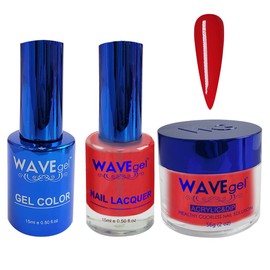 WAVEGEL Soak-Off Gel, Nail Lacquer & Acrylic/Dip Powder Matching Set - Royal Collection - #059 Catch Me In A Private Charter