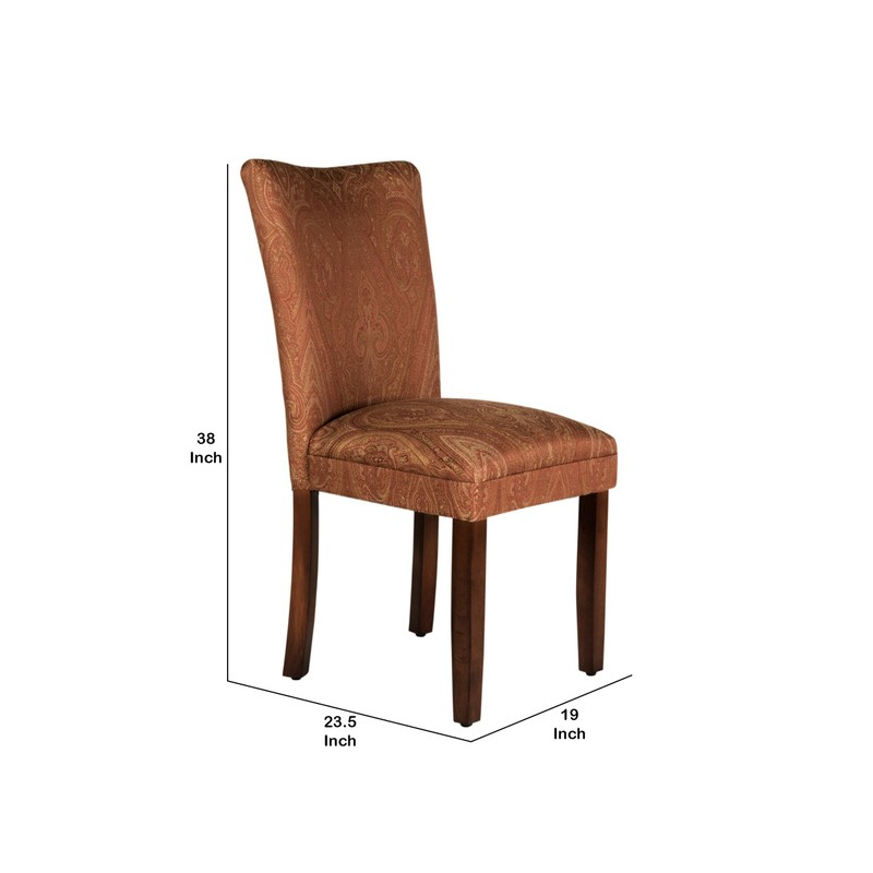Homepop Home Decor |K1136-F765 | Classic Upholstered Parsons Dining Chair