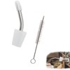 FsGrg Camping Outdoor Kettle Extension Spout Stainless Steel with Cleaning