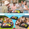 FillTouch Rectangular Inflatable Serving Bar Floating Drink Holder for Pool
