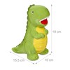 Relaxdays Dinosaur Money Box Funny Design Piggy Bank Ceramic to