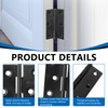 Yitexin 30 Pack 2.6'' x 1.4'' Cabinet Door Hinges with