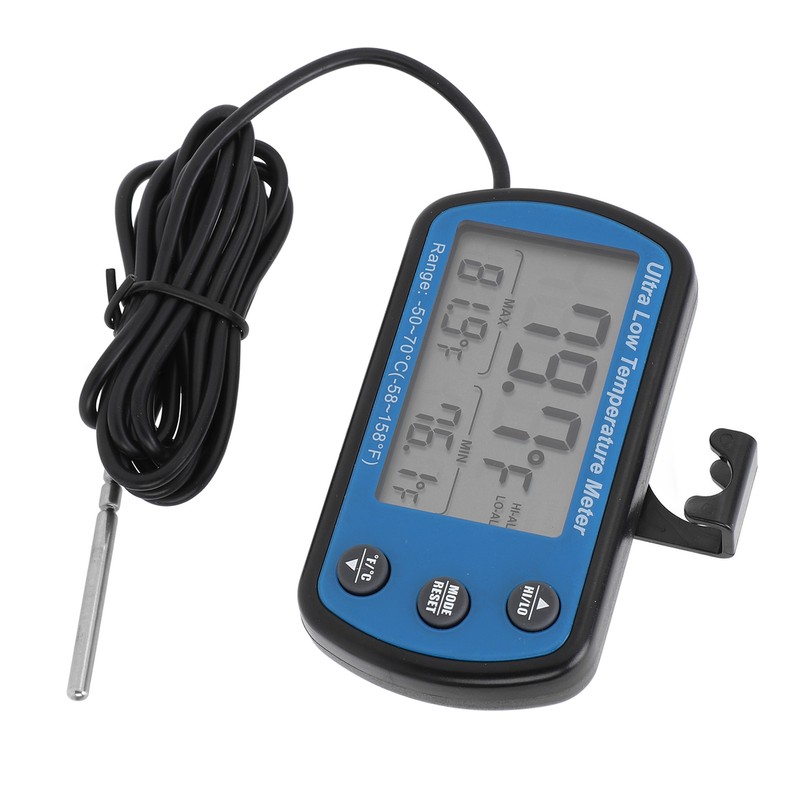 Refrigerator Thermometer ‑50 to 70℃ Digital LCD Display with Alarm