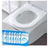 SZLYTYUN 100PCS Disposable Travel Plastic Toilet Seat Cushion Waterproof Portable