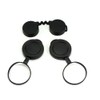 10x42 Rubber Lens Caps for Binoculars + Rainguard,Objective Optics Protection