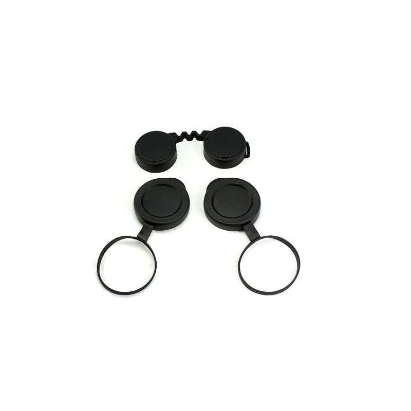 10x42 Rubber Lens Caps for Binoculars + Rainguard,Objective Optics Protection