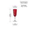 Omada Design 4 Glasses for Champagne, 6,89 fl oz Flute