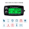 NInE-ROnG Digital Multifunction Meter Tach Hour Meter Clock Temperature RPM