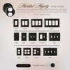 Pack of 1 Wall Plate Outlet Switch Covers by SleekLighting