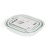 Daimix Collapsible Wash Basin Set of 2, Foldable Small Medium