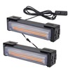 YnGia 2PCS COB LED Grille Light Daytime Running Light, Amber