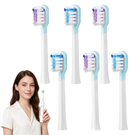 6er-Pack Zahnbürstenkopf Für Laifen, Lächen Ersatzbürsten für Erwachsene, Ersatzzahnbürstenköpfe kompatibel mit der Elektrischen Zahnbürste von Laifen