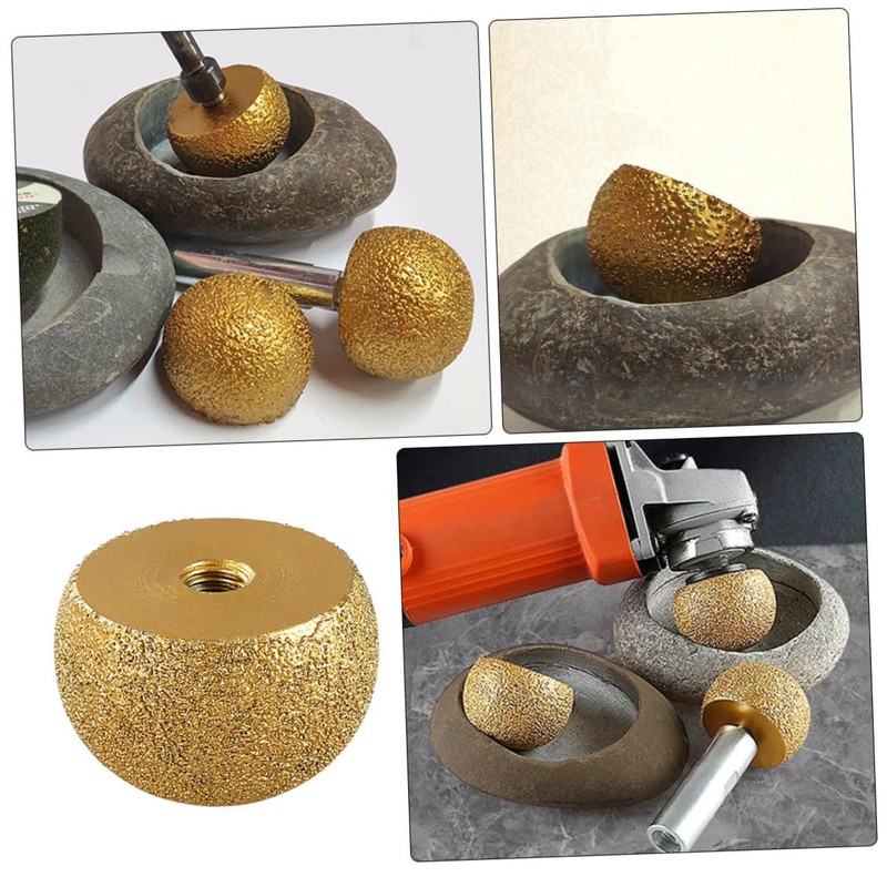 Kisangel Diamond Rotary Burr for DIY Planter Crafts Engraving Polishing