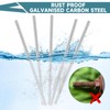 Pack of 5 Threaded Rods M8 x 200 mm, Threaded