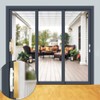 ALLYWASAI Patio Sliding Door Handle Set, Perfect Replacement Mortise Style
