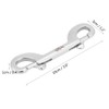 Tbest Double Carabiner Diving Double End Bolt Snap, 316 Stainless